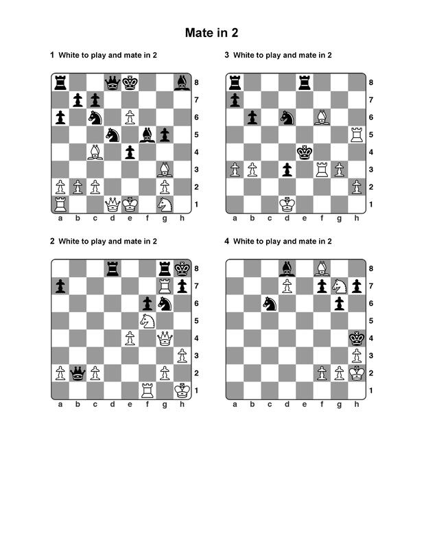 mate in 2  Online Chess Strategy